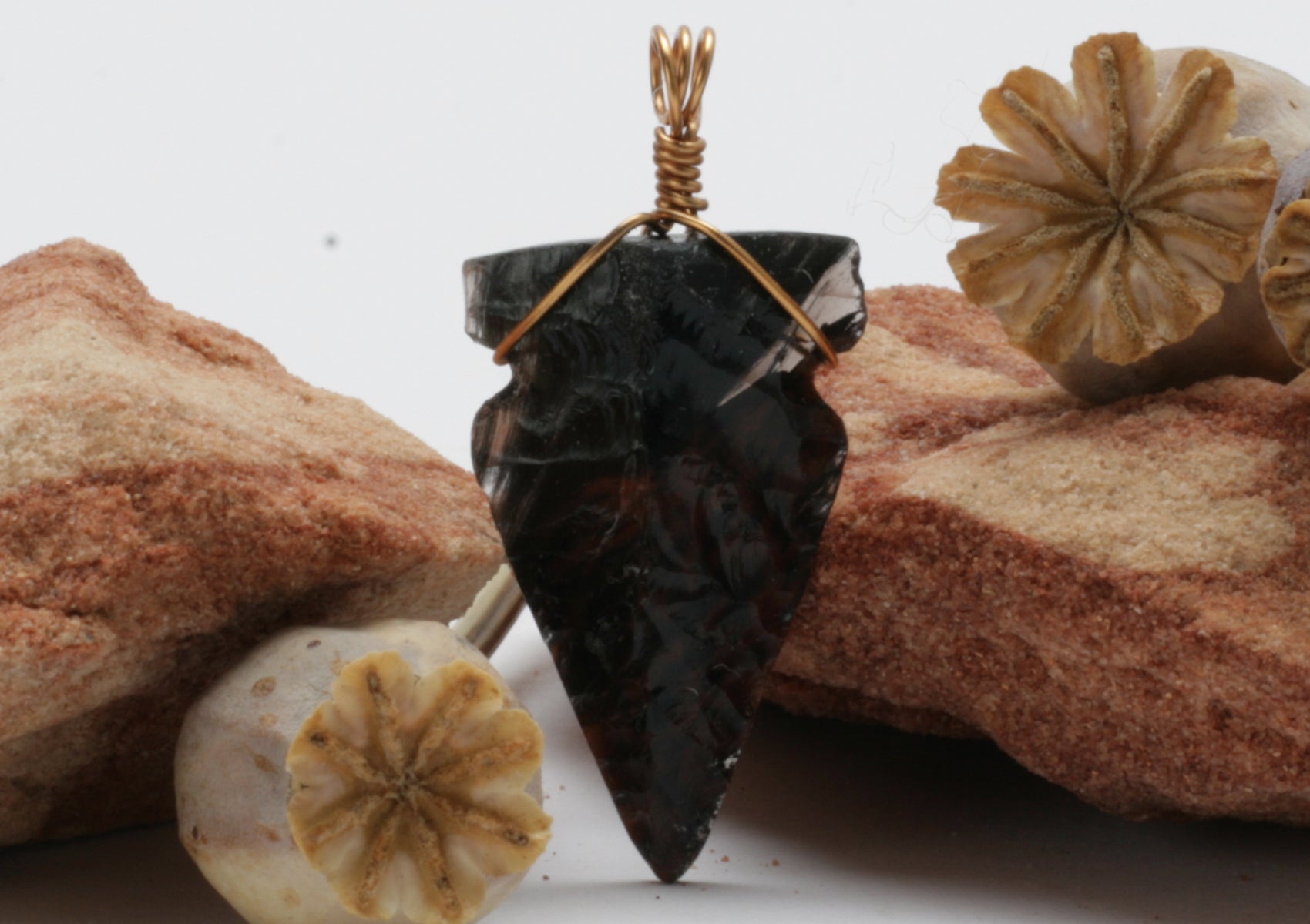 Tiger Obsidian Necklace Pendant