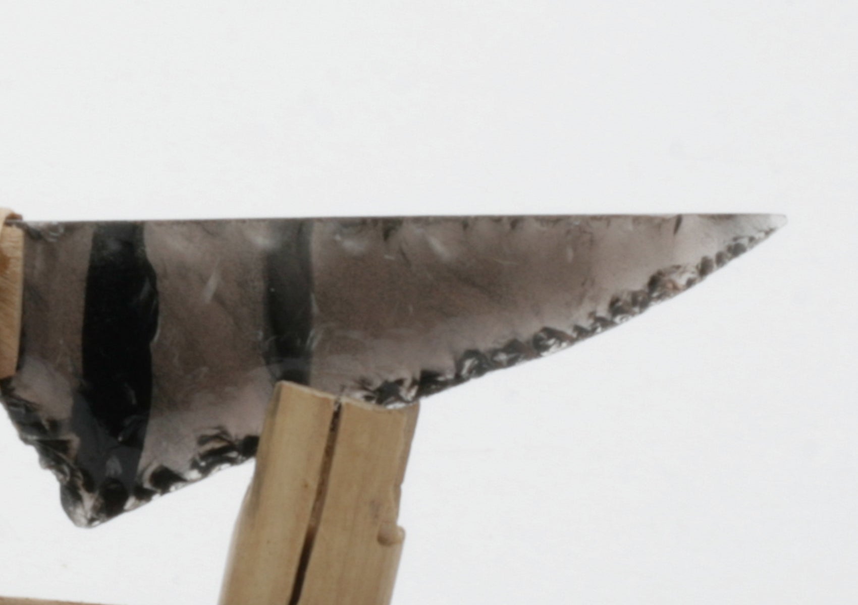 Translucent Obsidian Knife with Arbutus Handle