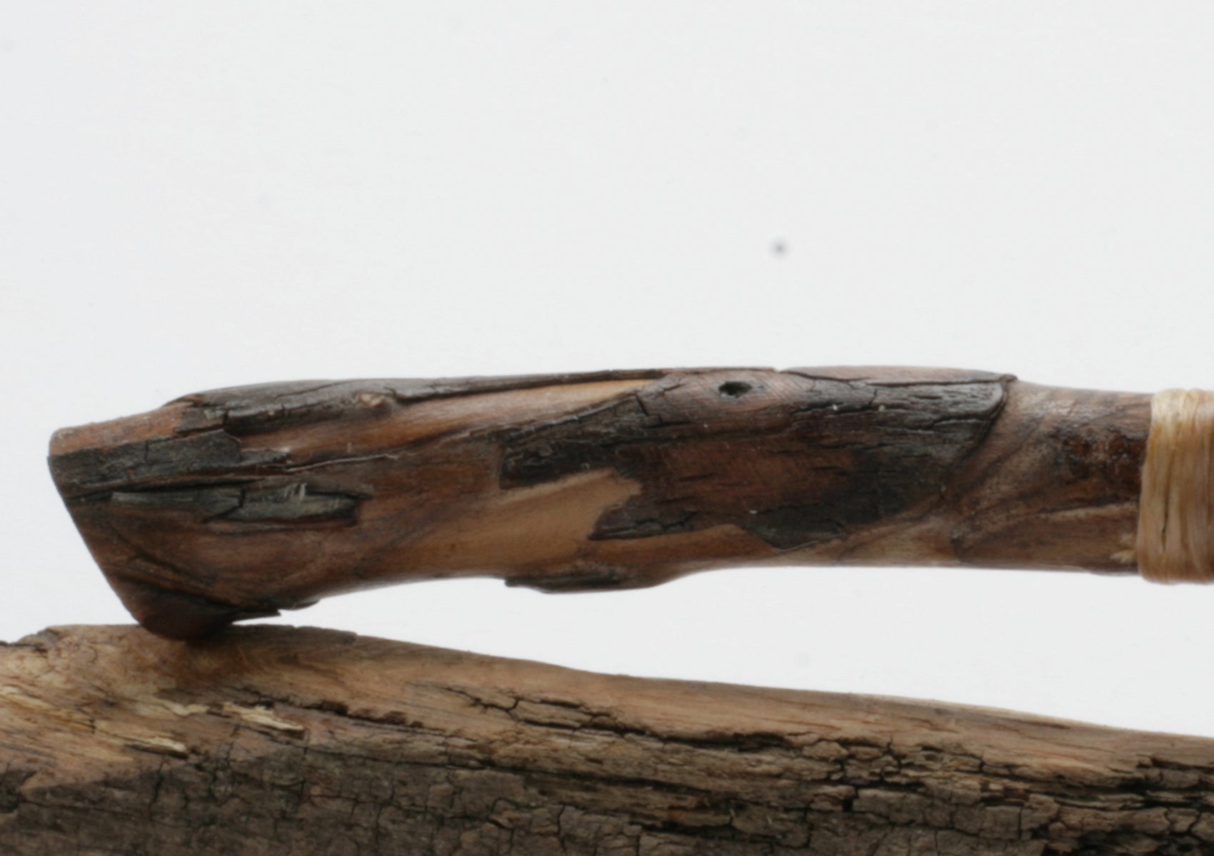 Translucent Obsidian Knife with Arbutus Handle